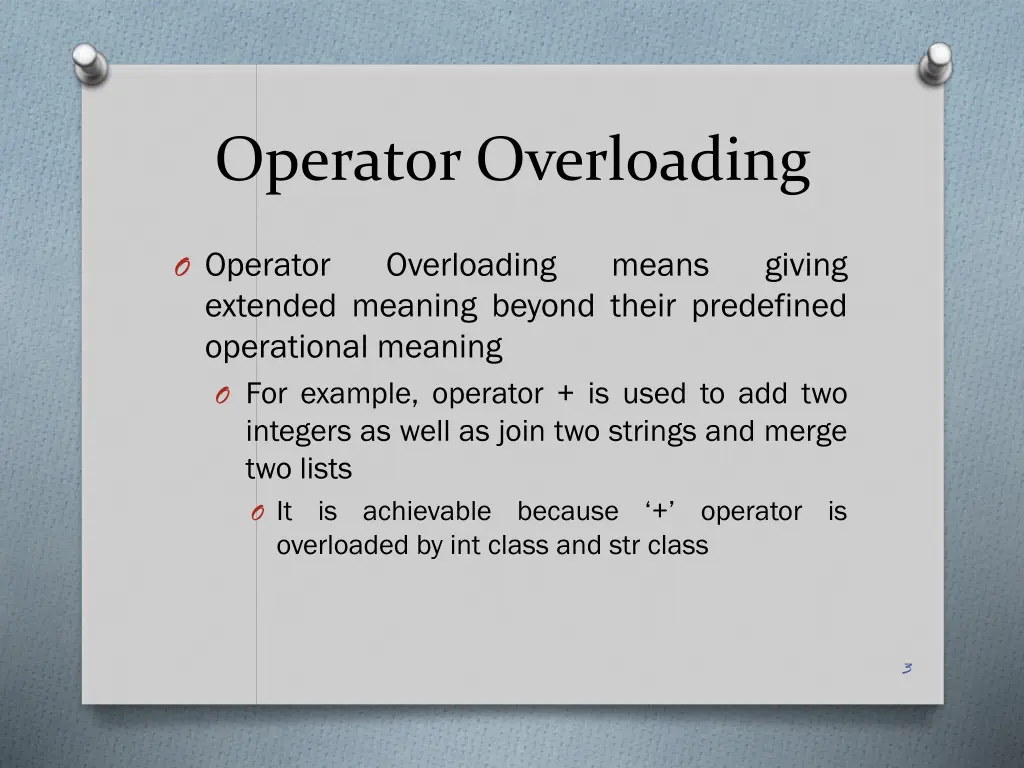operator overloading 1