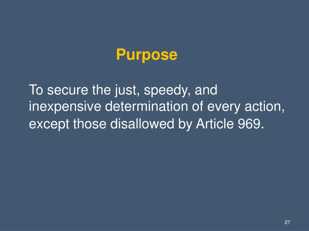 purpose