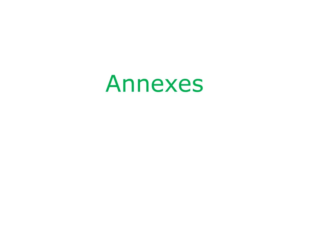 annexes