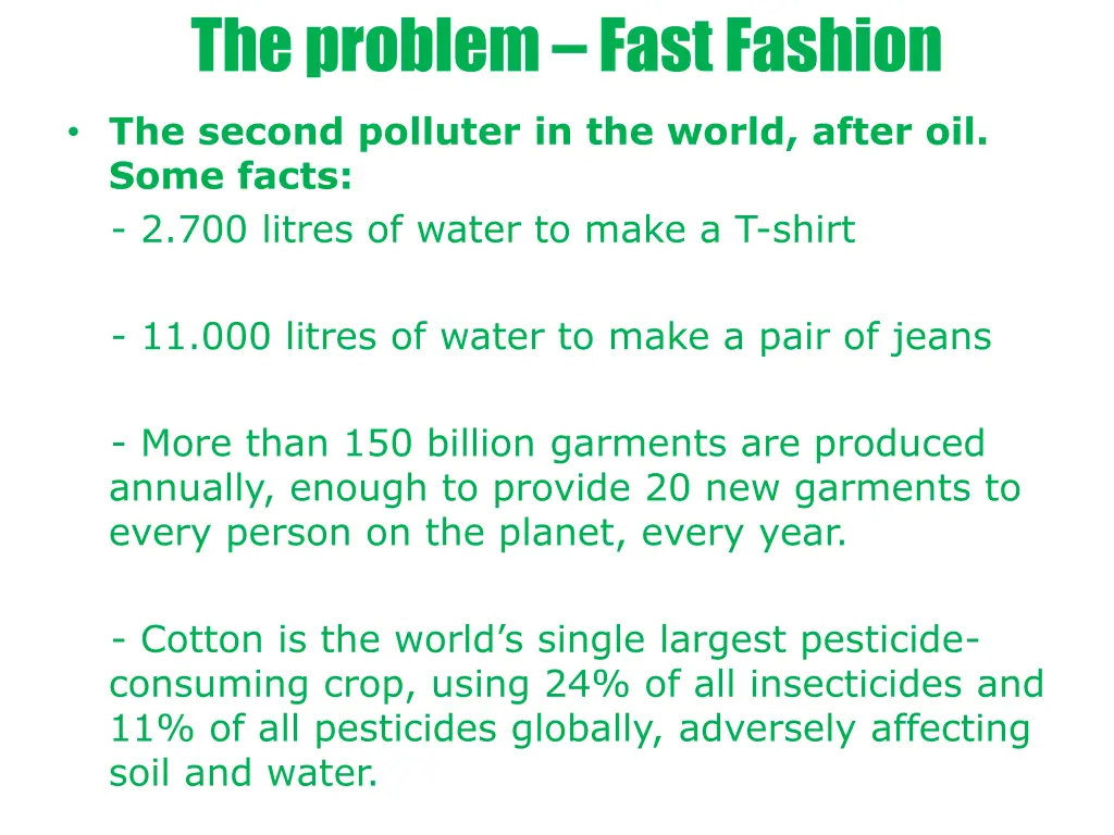 the problem fast fashion