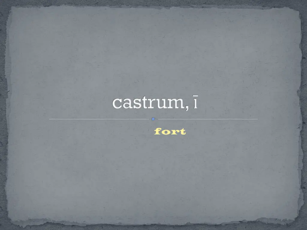 castrum