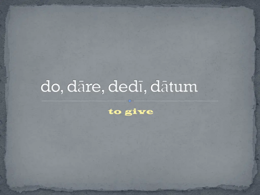 do d re ded d tum