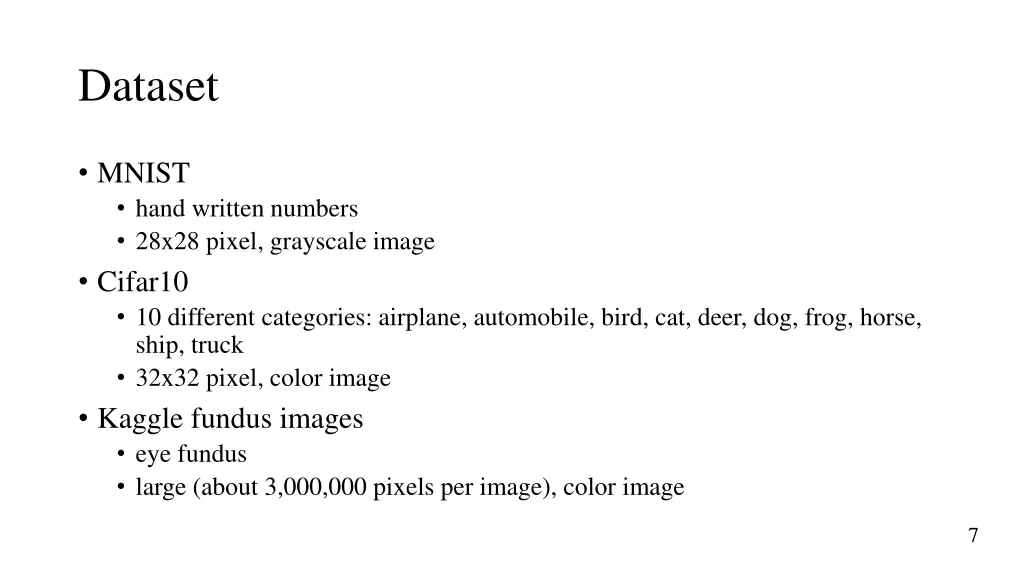 dataset