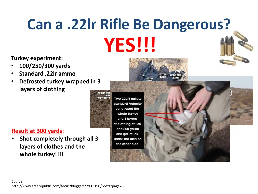 can a 22lr rifle be dangerous