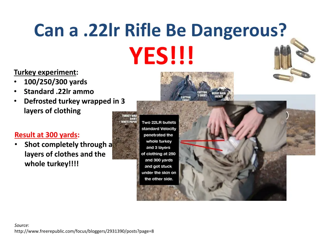 can a 22lr rifle be dangerous