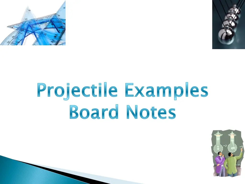 projectile examples board notes