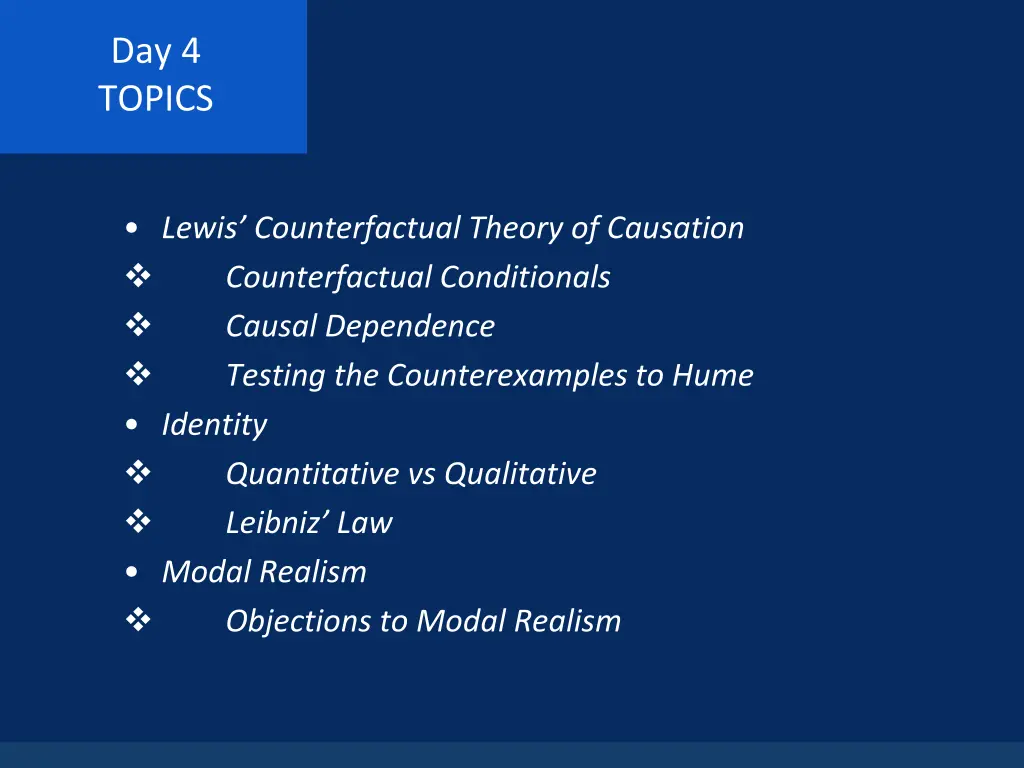 day 4 topics