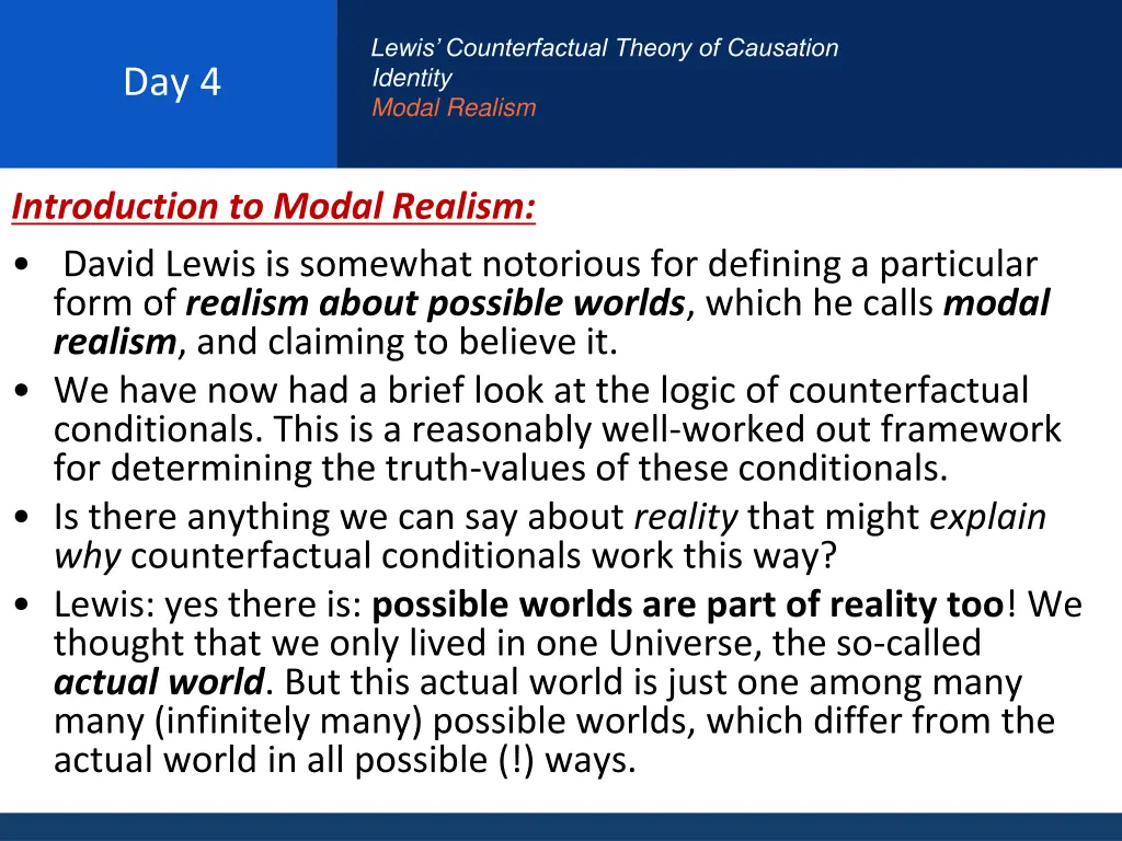 lewis counterfactual theory of causation identity 14