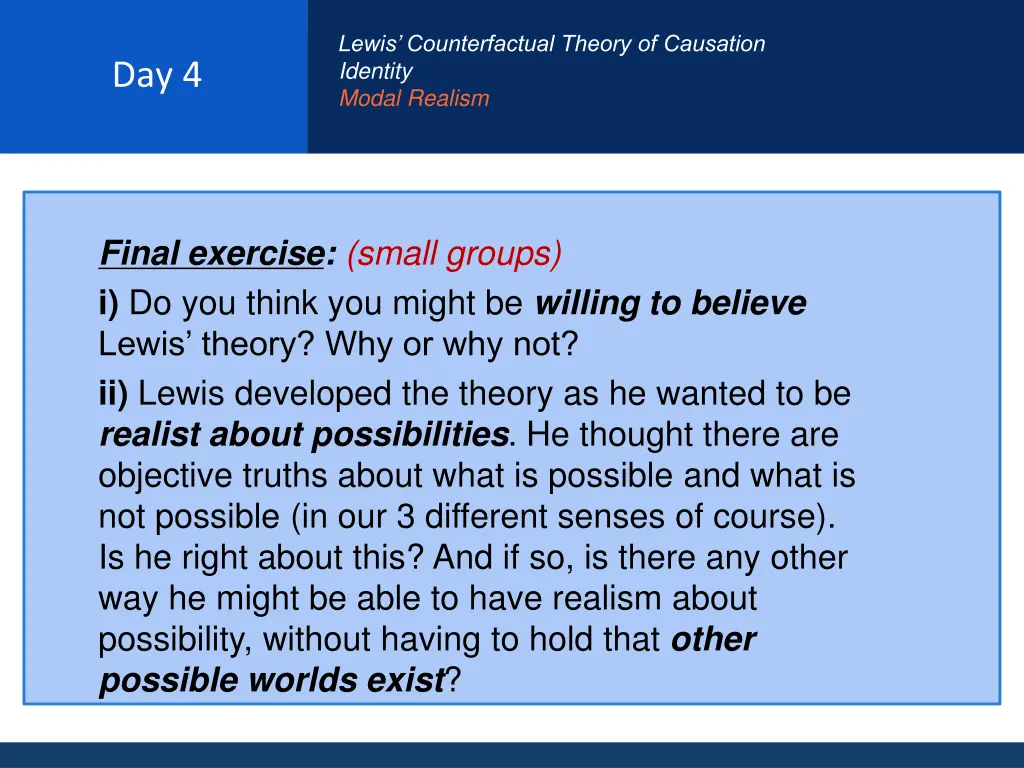 lewis counterfactual theory of causation identity 21
