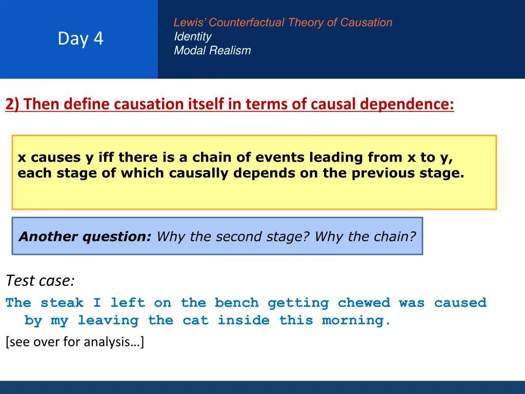 lewis counterfactual theory of causation identity 5