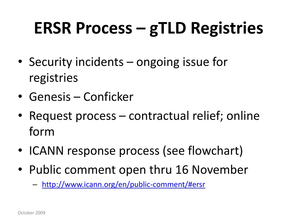 ersr process gtld registries