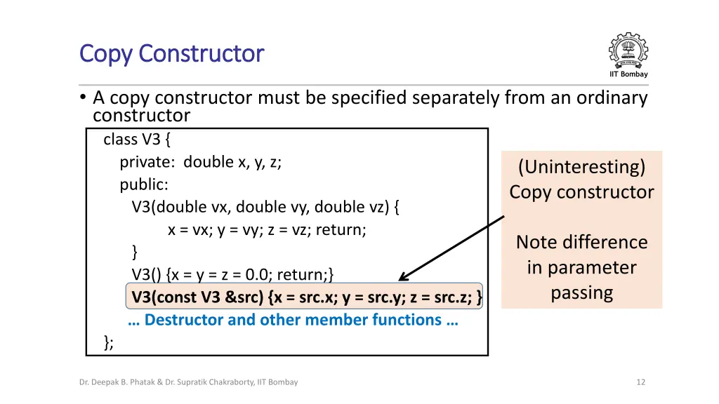 copy constructor copy constructor 3