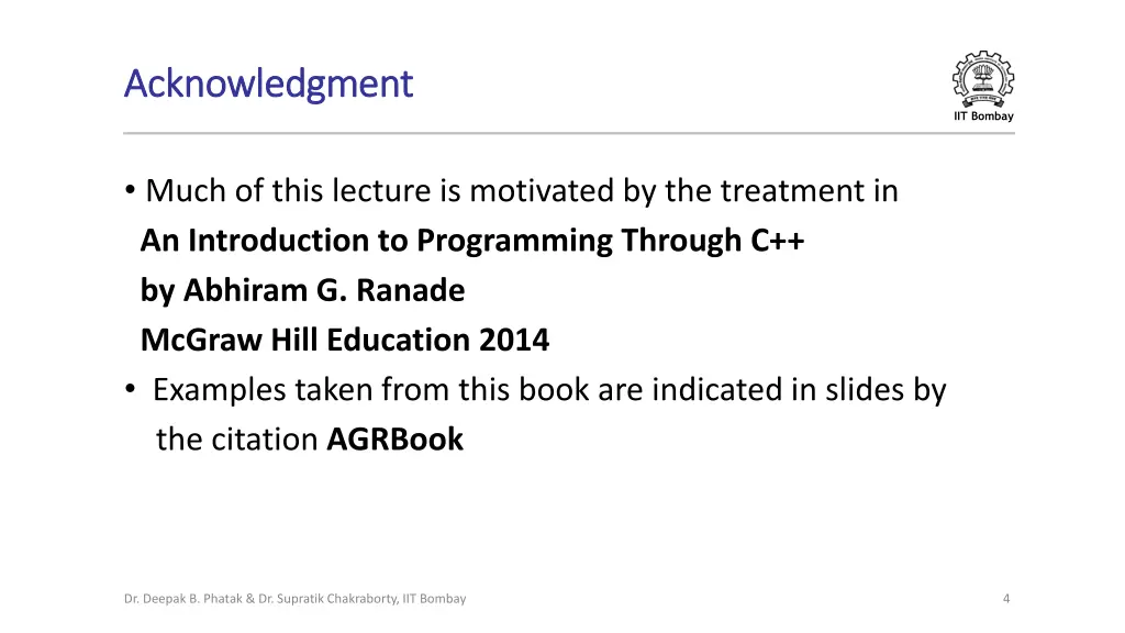 acknowledgment acknowledgment
