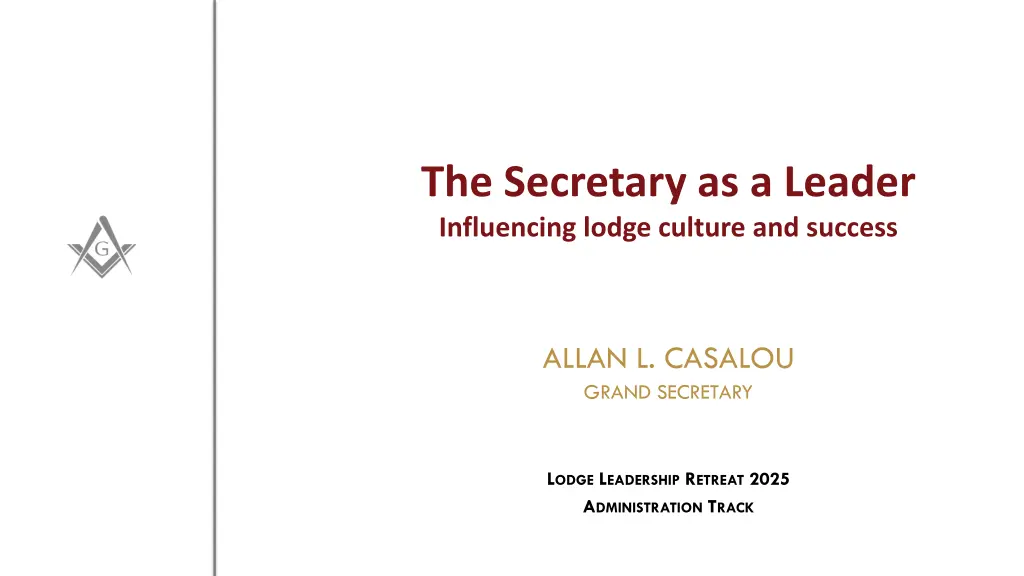 the secretary as a leader influencing lodge