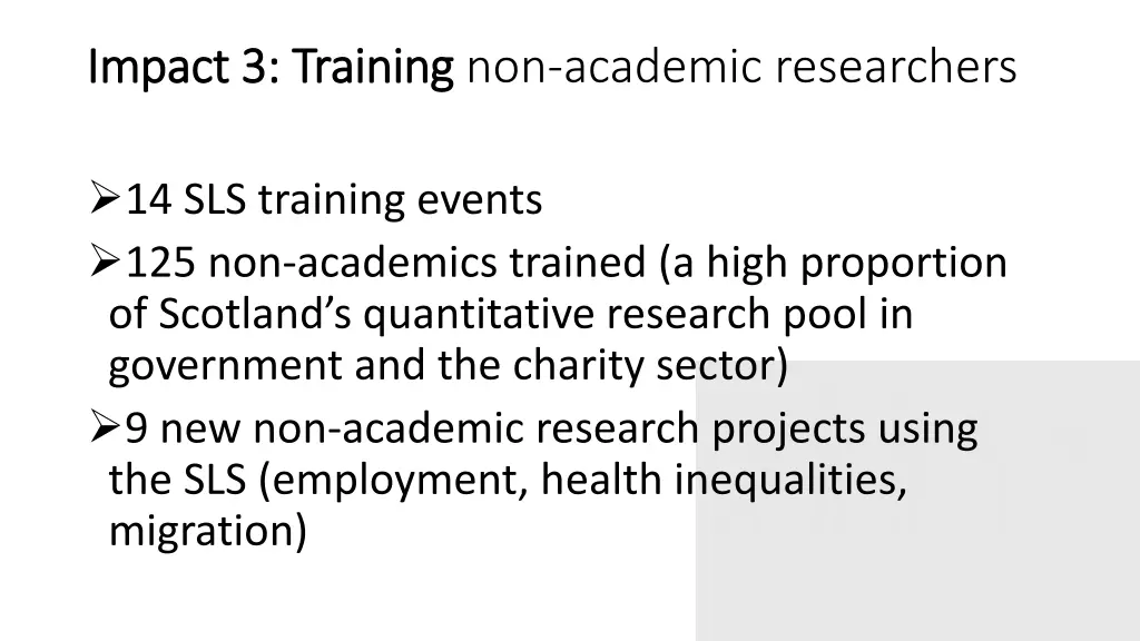 impact 3 training impact 3 training non academic