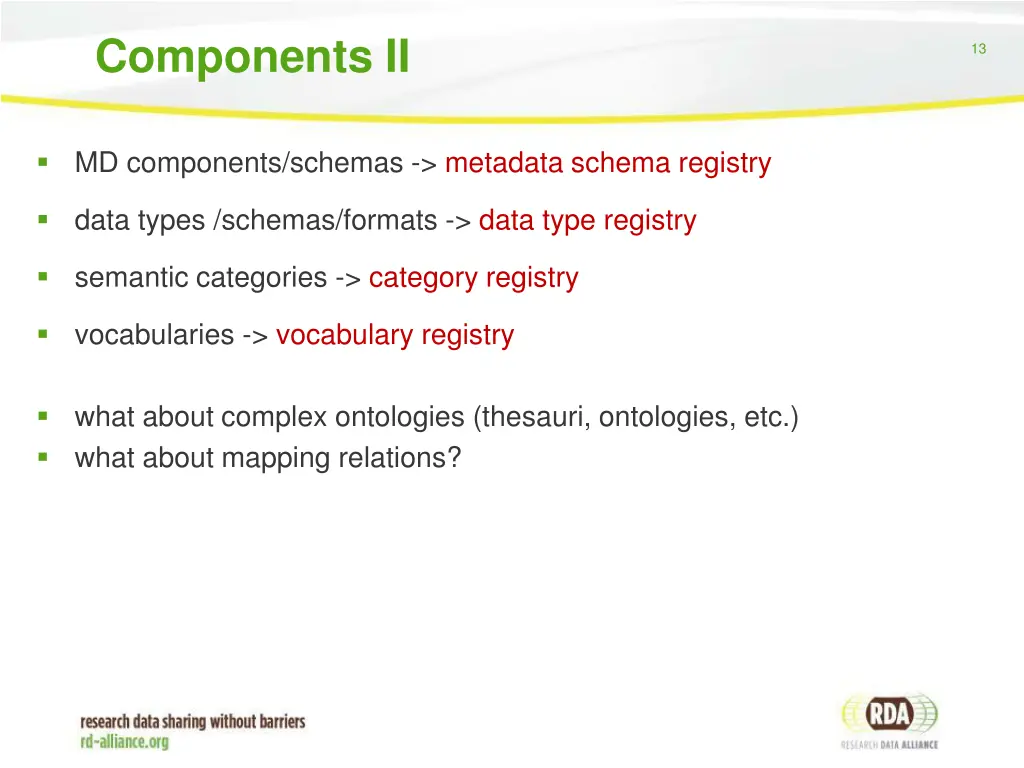 components ii