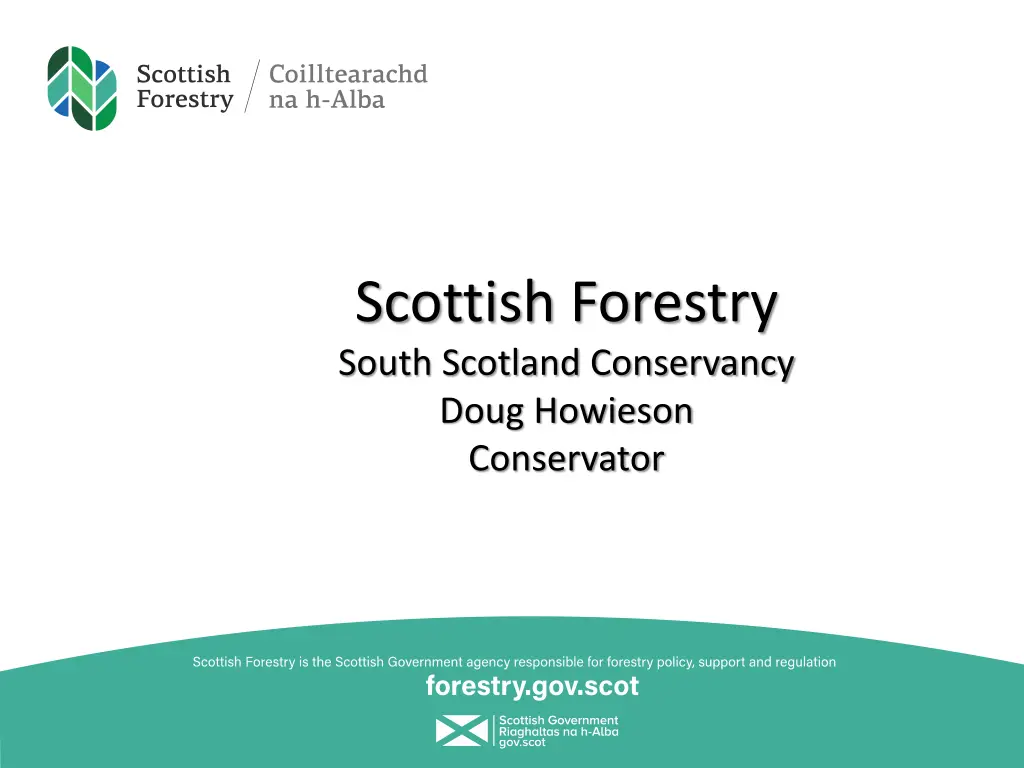 scottish forestry south scotland conservancy doug