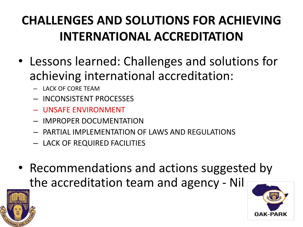 challenges and solutions for achieving
