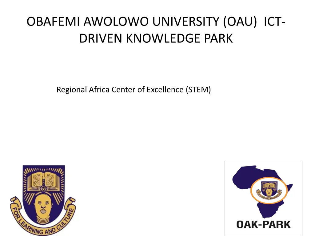obafemi awolowo university oau ict driven