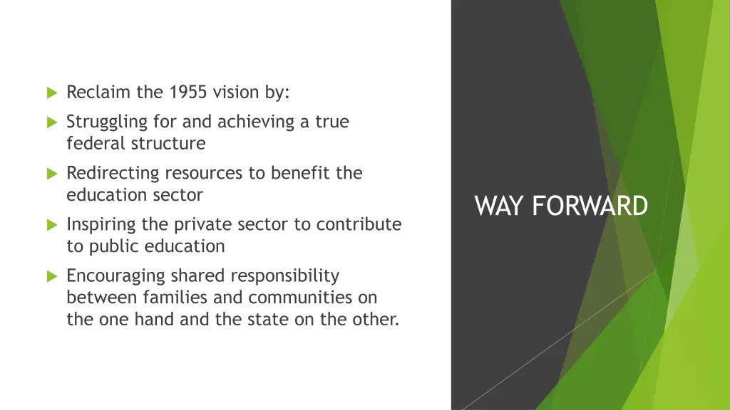 reclaim the 1955 vision by