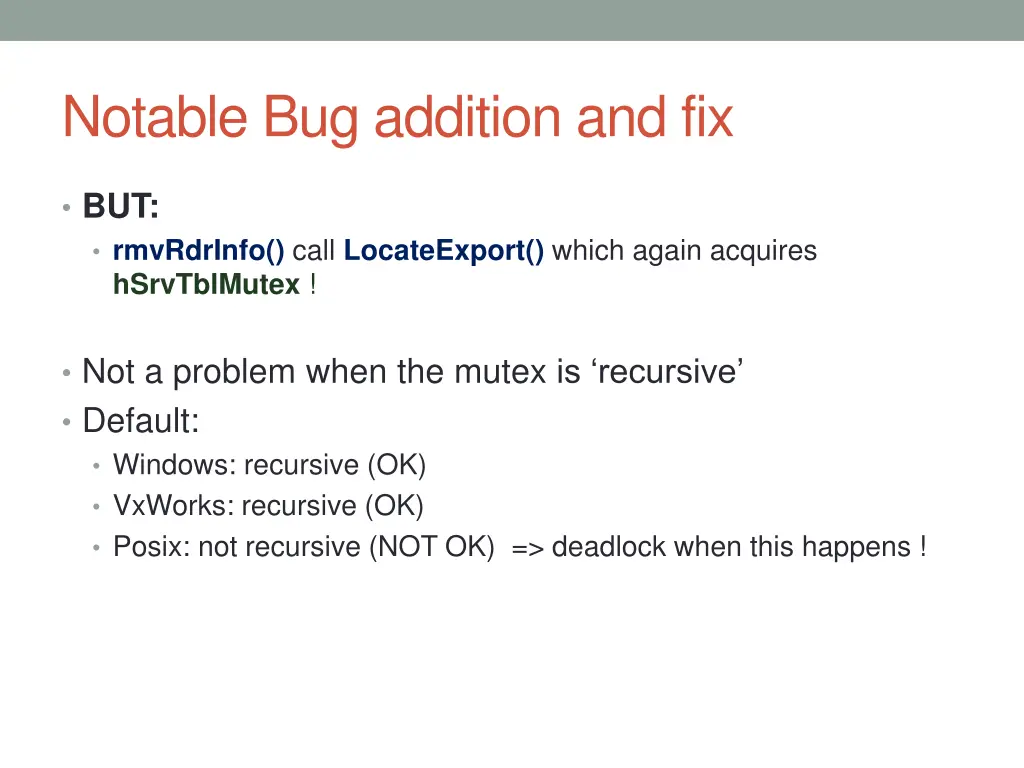 notable bug addition and fix 1
