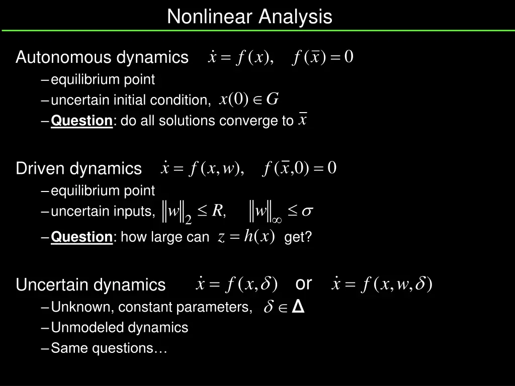 nonlinear analysis