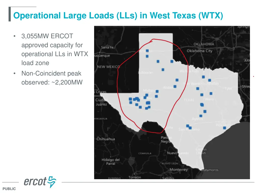 operational large loads lls in west texas wtx