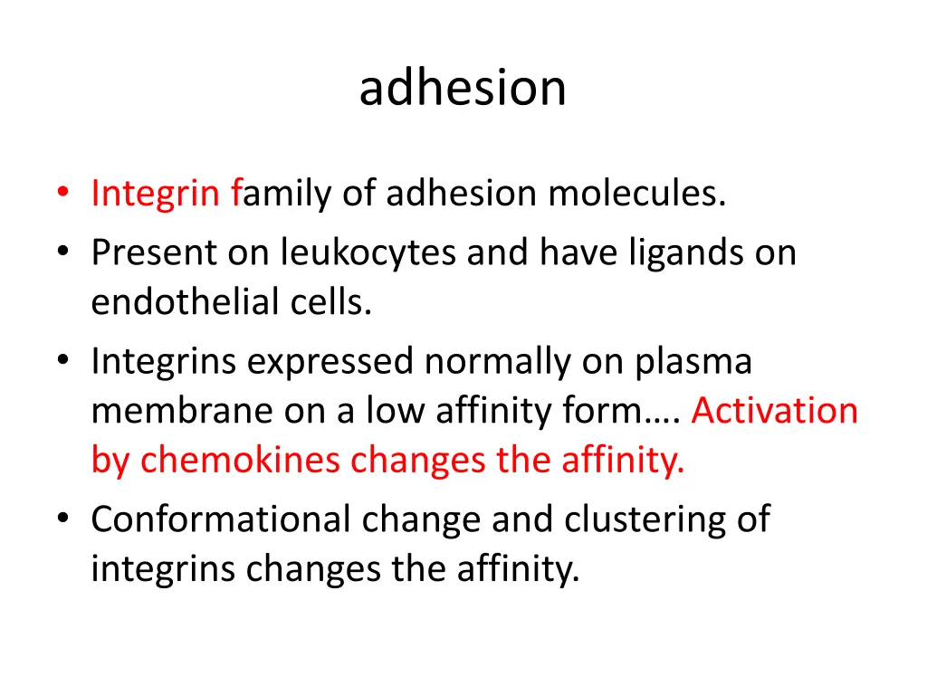 adhesion