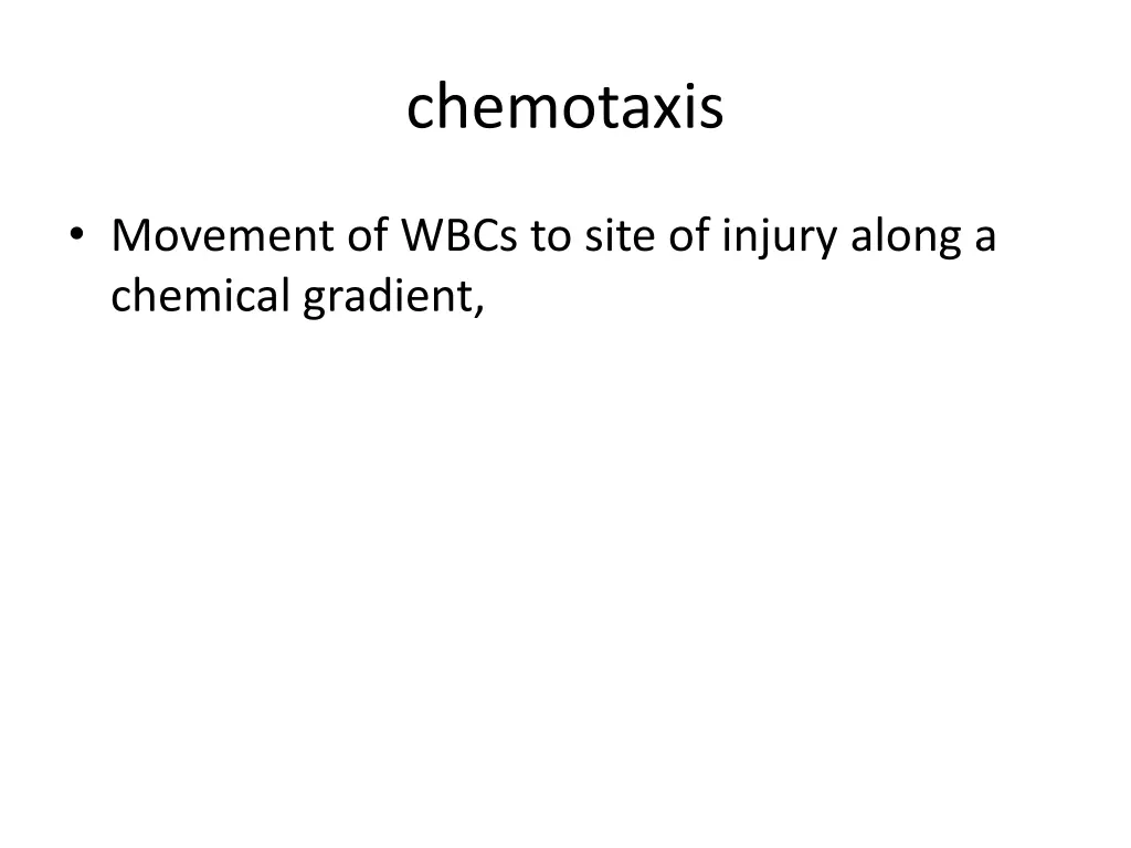 chemotaxis