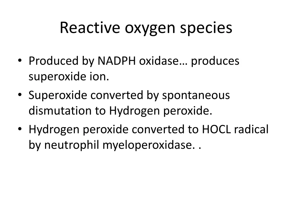 reactive oxygen species