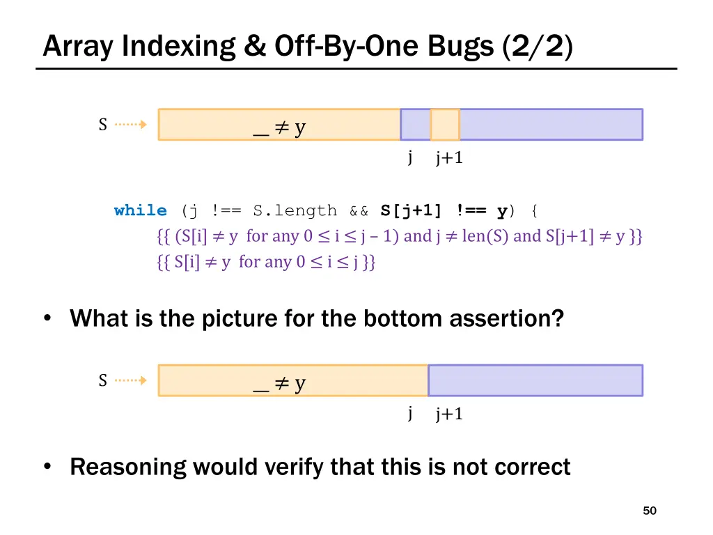 array indexing off by one bugs 2 2