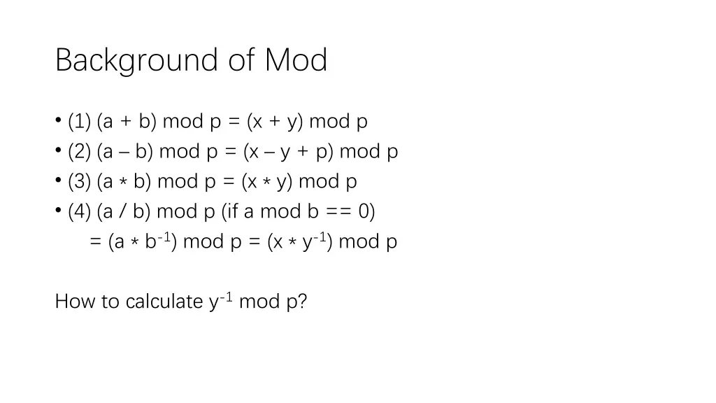 background of mod 1