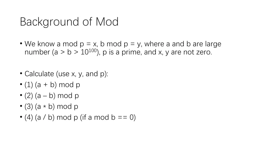background of mod