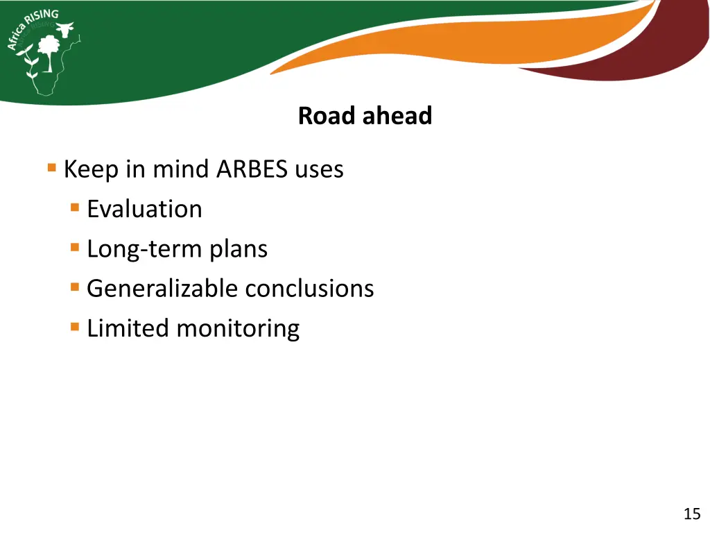 road ahead