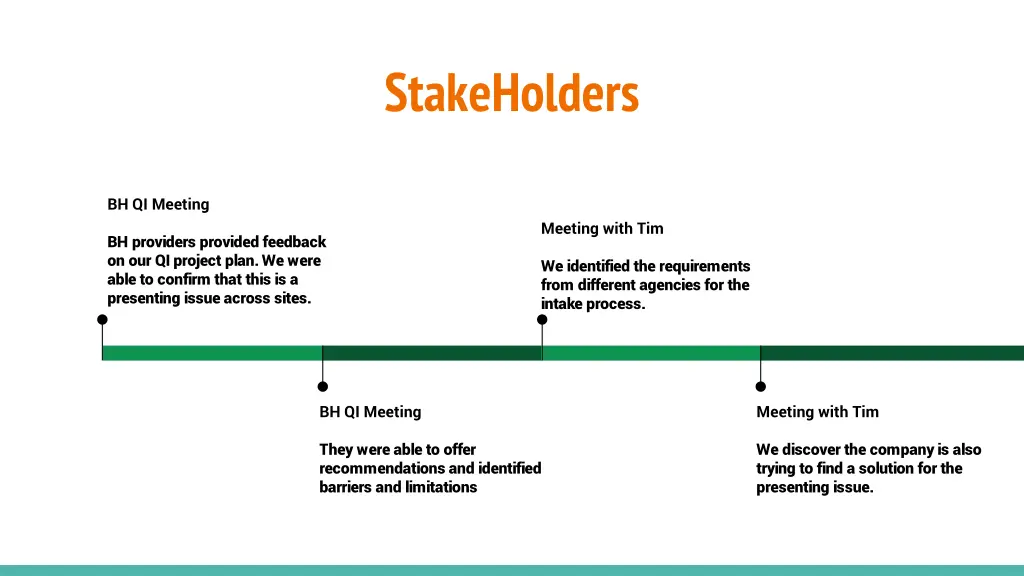 stakeholders