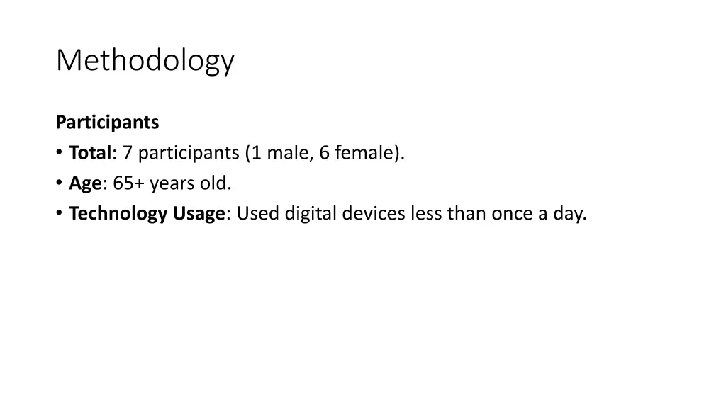 methodology