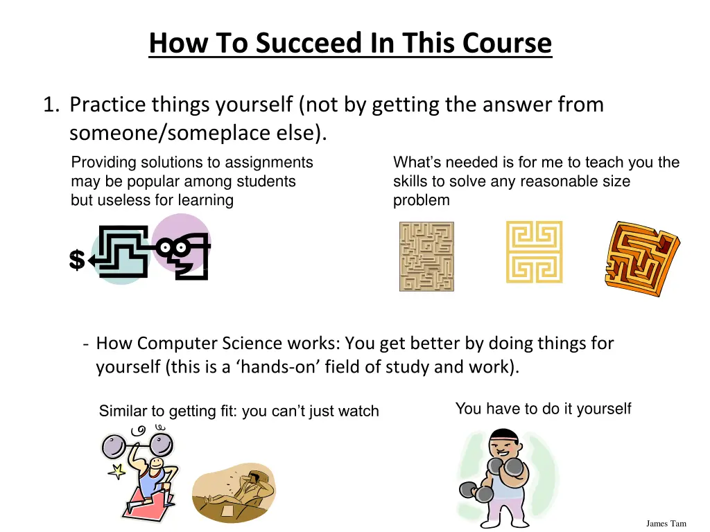 how to succeed in this course
