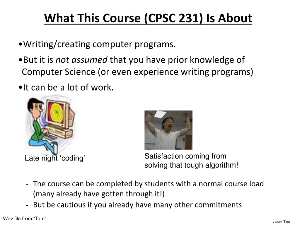 what this course cpsc 231 is about
