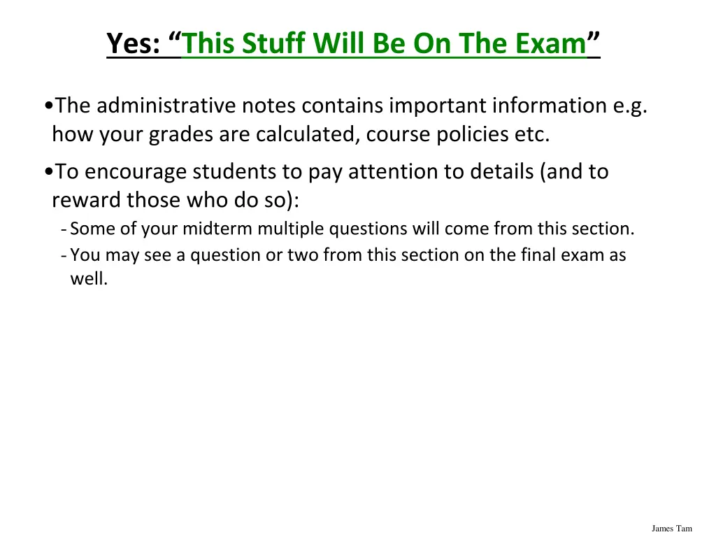 yes this stuff will be on the exam