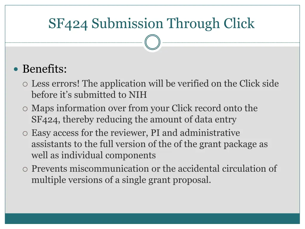 sf424 submission through click 1
