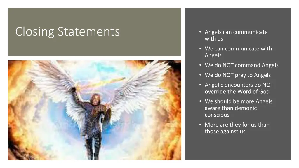 closing statements