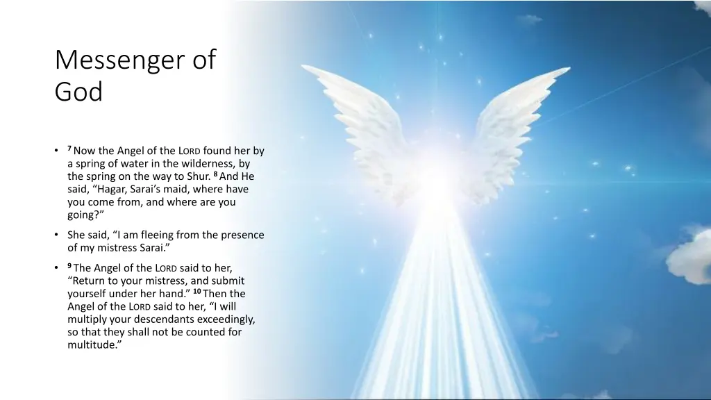 messenger of god