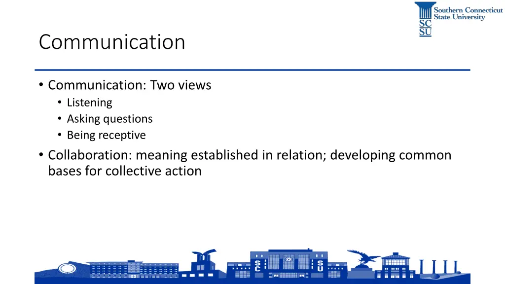communication