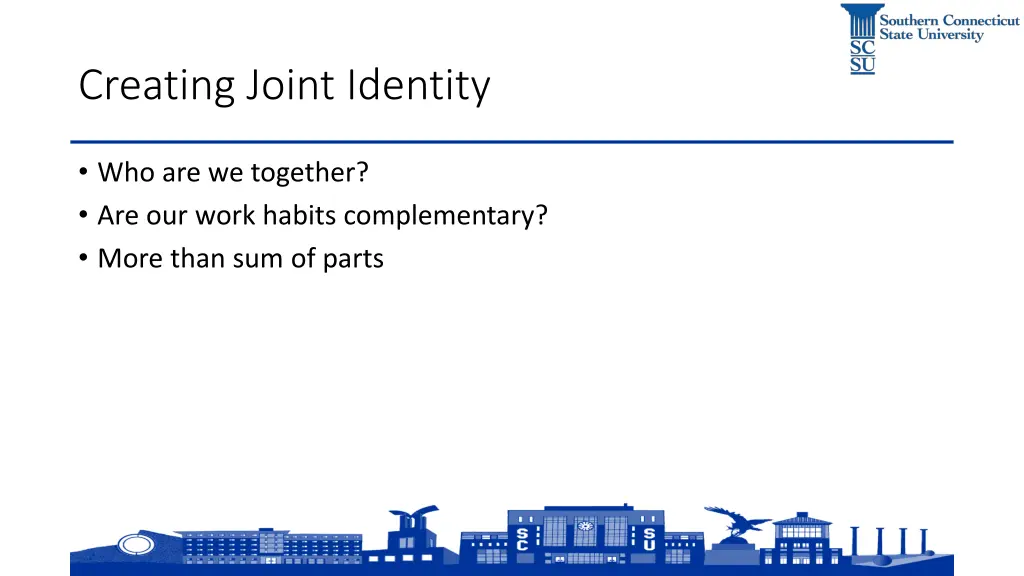creating joint identity