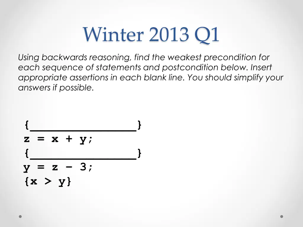 winter 2013 q1