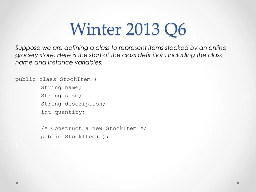 winter 2013 q6
