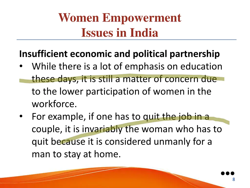 women empowerment issues in india 3