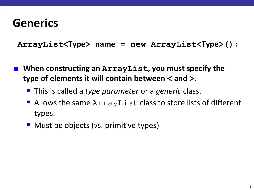 generics