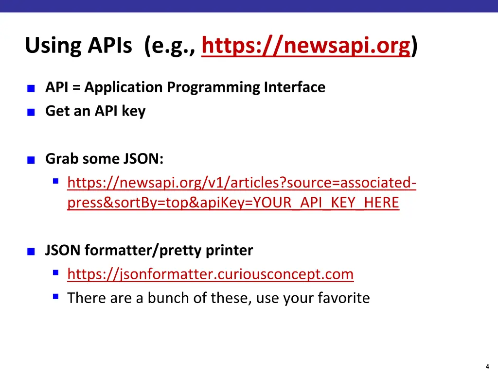 using apis e g https newsapi org