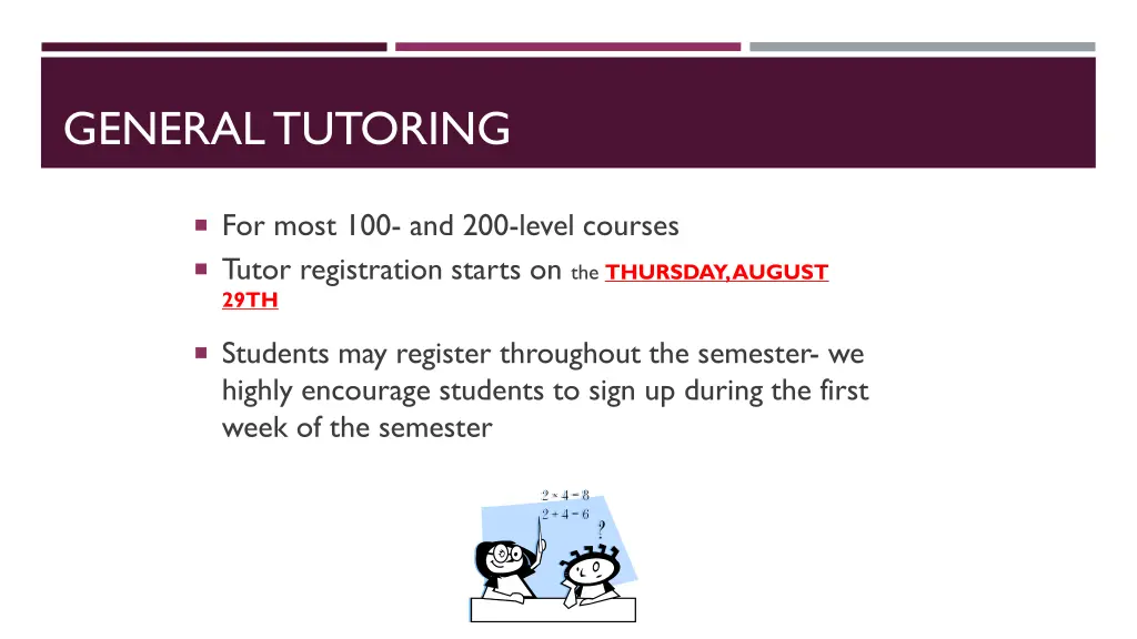 general tutoring
